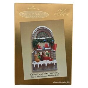 Hallmark Keepsake Christmas Window 2003‎ Club Exclusive 1st Series Ornament